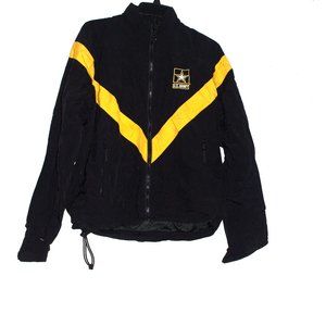 Army Physical Fitness Black And Gold Unisex Jacket Size Small Regular